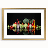Fresh Vegetable Still Life – Modern Canvas & Framed Prints