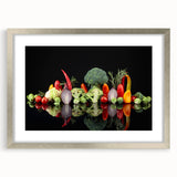 Fresh Vegetable Still Life – Modern Canvas & Framed Prints