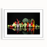 Fresh Vegetable Still Life – Modern Canvas & Framed Prints