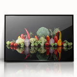 Fresh Vegetable Still Life – Modern Canvas & Framed Prints