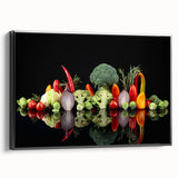 Fresh Vegetable Still Life – Modern Canvas & Framed Prints