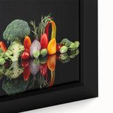 Fresh Vegetable Still Life – Modern Canvas & Framed Prints