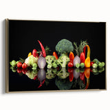 Fresh Vegetable Still Life – Modern Canvas & Framed Prints