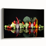 Fresh Vegetable Still Life – Modern Canvas & Framed Prints