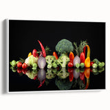 Fresh Vegetable Still Life – Modern Canvas & Framed Prints