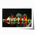 Fresh Vegetable Still Life – Modern Canvas & Framed Prints