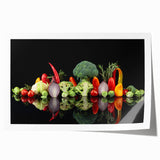 Fresh Vegetable Still Life – Modern Canvas & Framed Prints