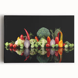 Fresh Vegetable Still Life – Modern Canvas & Framed Prints
