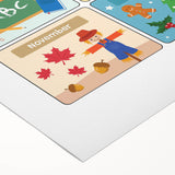 Months of the Year Learning Wall Art - Kids Educational Poster
