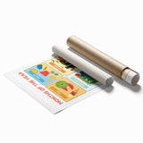 Months of the Year Learning Wall Art - Kids Educational Poster