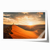 Extra large rolled print depicting a serene Namibian landscape, ideal for art wall dining room.