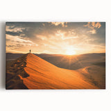 Black and white photograph of a Namibian landscape on large stretched canvas, suitable for kitchen wall art.