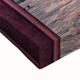 Large black and white landscape art painting of a serene Indian scenery on stretched canvas, suitable for bedroom decor.