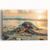 Black and white stretched canvas featuring a serene Puerto Rican coastline, ideal for kitchen wall art or bedroom ambiance.