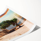 Extra large wall art featuring line art flowers in black on white, rolled print format, ideal for large living room decor.