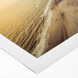 Art deco poster featuring a serene European landscape in muted green and blue tones, ideal for dining room wall art.