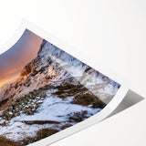 Extra large wall art featuring line art flowers in muted tones on a rolled print, ideal for large living room decor.