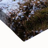 Black and white landscape art painting of Cumbria, England, on large stretched canvas, suitable for bedroom wall art.