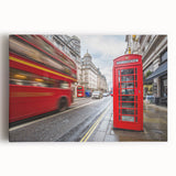 Black and white stretched canvas of London skyline, ideal for kitchen wall art or bedroom ambiance.