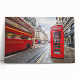 Large black and white acrylic print of London scenery, ideal for kitchen wall art.