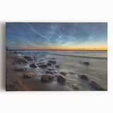 Black and white photo of a European cityscape on large stretched canvas, ideal for kitchen wall art or bedroom decor.