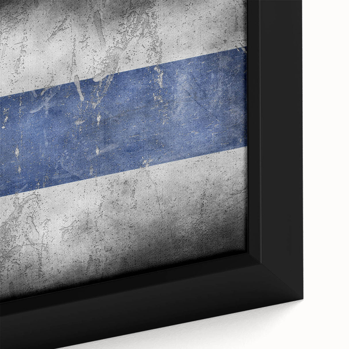 Black wall art featuring a textured, colorful abstract design on a framed canvas, ideal for living room decor.