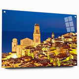 Acrylic print of a Provence, France scenery in soft pastel shades, suitable for bedroom or dining room decor.