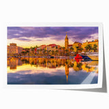 Extra large rolled print of a vibrant floral scene in Southern France.