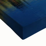 Large art of a Bavarian landscape in black and white on stretched canvas, suitable for bedroom wall decor.