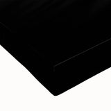 Black and white landscape art painting of a serene Icelandic scenery on stretched canvas, ideal for bedroom wall decor.