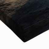 Large art of a black and white landscape painting of a European countryside on stretched canvas, ideal for bedroom decor.