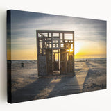 Scenic Latvia landscape on stretched canvas, displaying lush greens and blues, ideal for kitchen wall art.