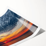 Extra large wall art featuring line art flowers in monochrome, printed on rolled canvas, ideal for large living room decor.