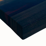 Black and white landscape art painting of a European scenery on stretched canvas, suitable for bedroom decor.