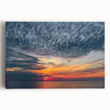 Black and white photograph of a European scenery on large stretched canvas, ideal for kitchen wall art or bedroom decor.