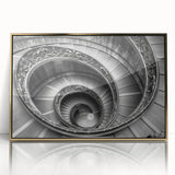 Large acrylic print of the Vatican scenery in muted gold tones, framed, ideal for modern art wall decor.