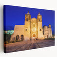 Large canvas print of Oaxaca, Mexico scenery in vibrant earth tones, ideal for kitchen wall art.