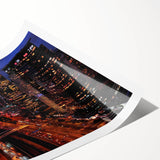 Extra large wall art featuring line art flowers in monochrome, ideal for large living room decor, printed on rolled canvas.