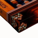 Black and white landscape art painting of a Saudi Arabian scene on stretched canvas, suitable for bedroom wall art.