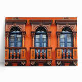 Black and white stretched canvas of Saudi Arabian scenery, suitable as large kitchen wall art or for bedroom ambiance.