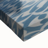 Large art of Abu Dhabi skyline in black and white on stretched canvas, suitable for bedroom wall decor.