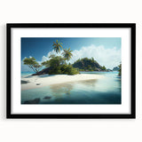 Extra large abstract art print featuring vibrant, colorful textures on a black framed canvas, ideal for living room decor.