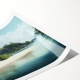 Extra large rolled print of line art flowers in black and white, ideal for large living room wall art.