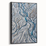 Black and white landscape art painting of Canterbury, New Zealand on framed canvas, ideal for bedroom wall decor.