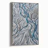 Framed canvas landscape art painting depicting colorful Canterbury, New Zealand scenery, ideal for living room decor.