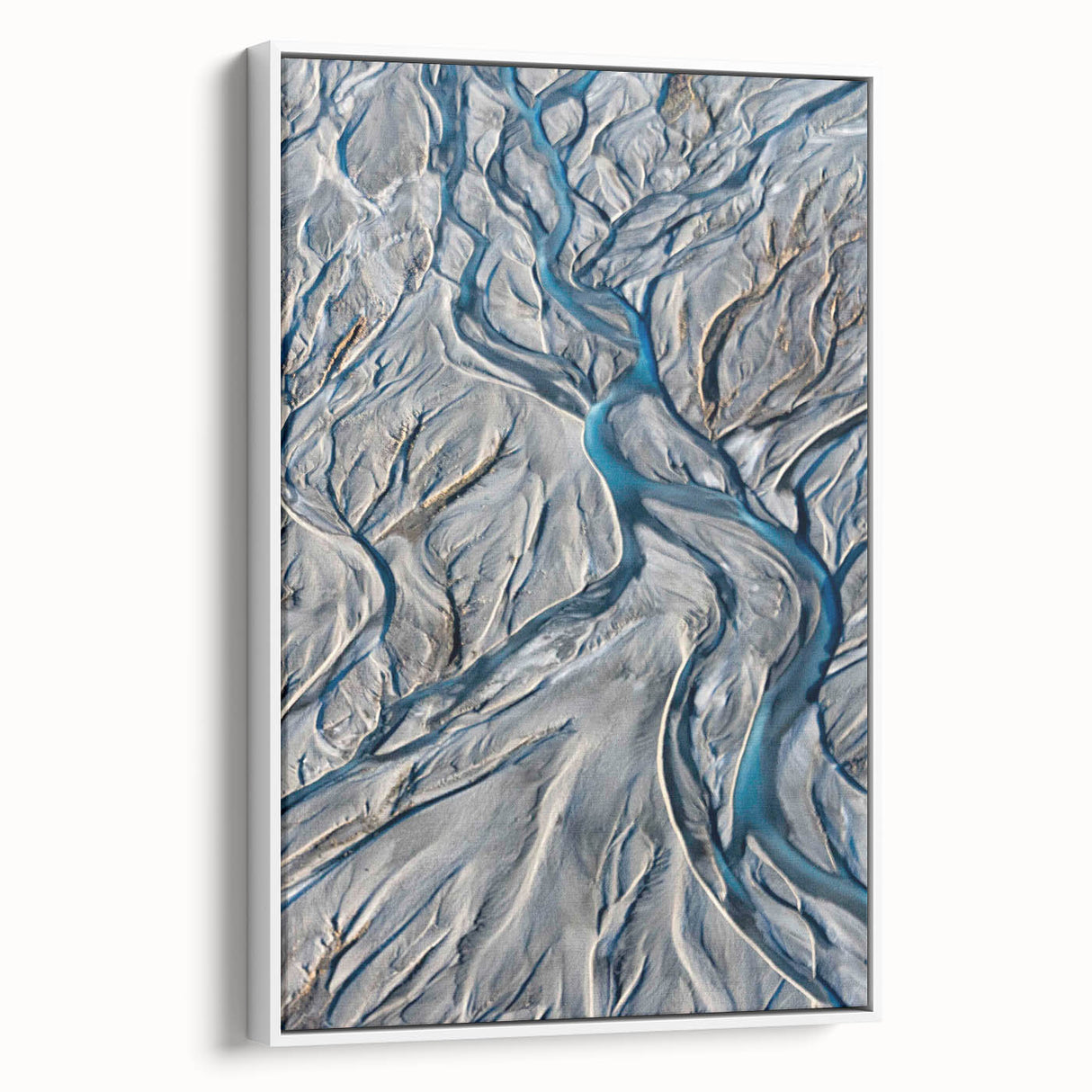 Vintage poster art of Canterbury, New Zealand scenery on a framed canvas, featuring colorful art with black accents.