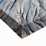 Black and white landscape art painting of Canterbury, New Zealand on stretched canvas, suited for bedroom wall.