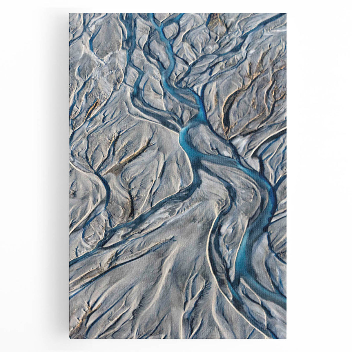 Black and white stretched canvas of Canterbury, New Zealand scenery, ideal for kitchen wall art.