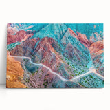 Black and white stretched canvas of an Argentine landscape, ideal for kitchen wall art or bedroom ambiance.