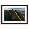 Extra large framed abstract print of a colorful Brazilian landscape in textured style, ideal for living room decor.